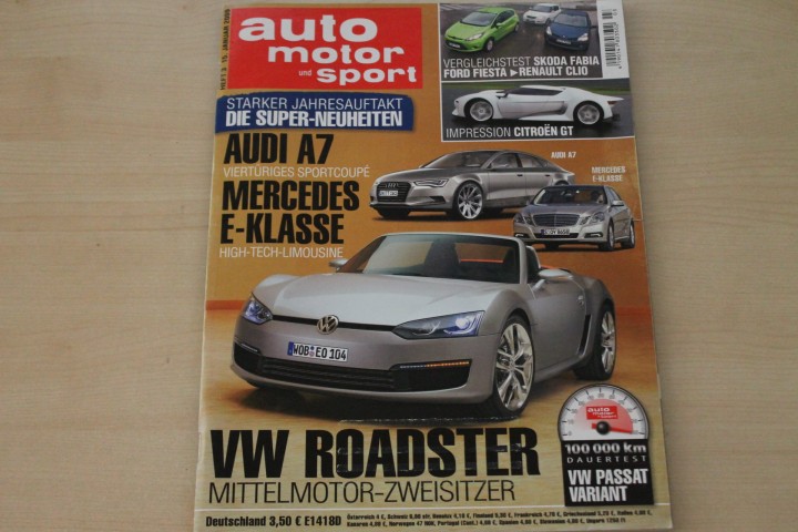 Deckblatt Auto Motor und Sport (03/2009)